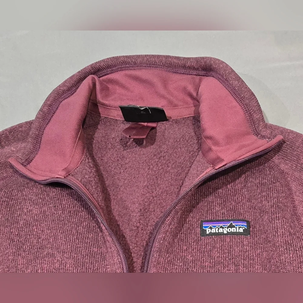 Patagonia Womens Better Sweater Quarter Zip Fleece Size Medium - Picture 2 of 8